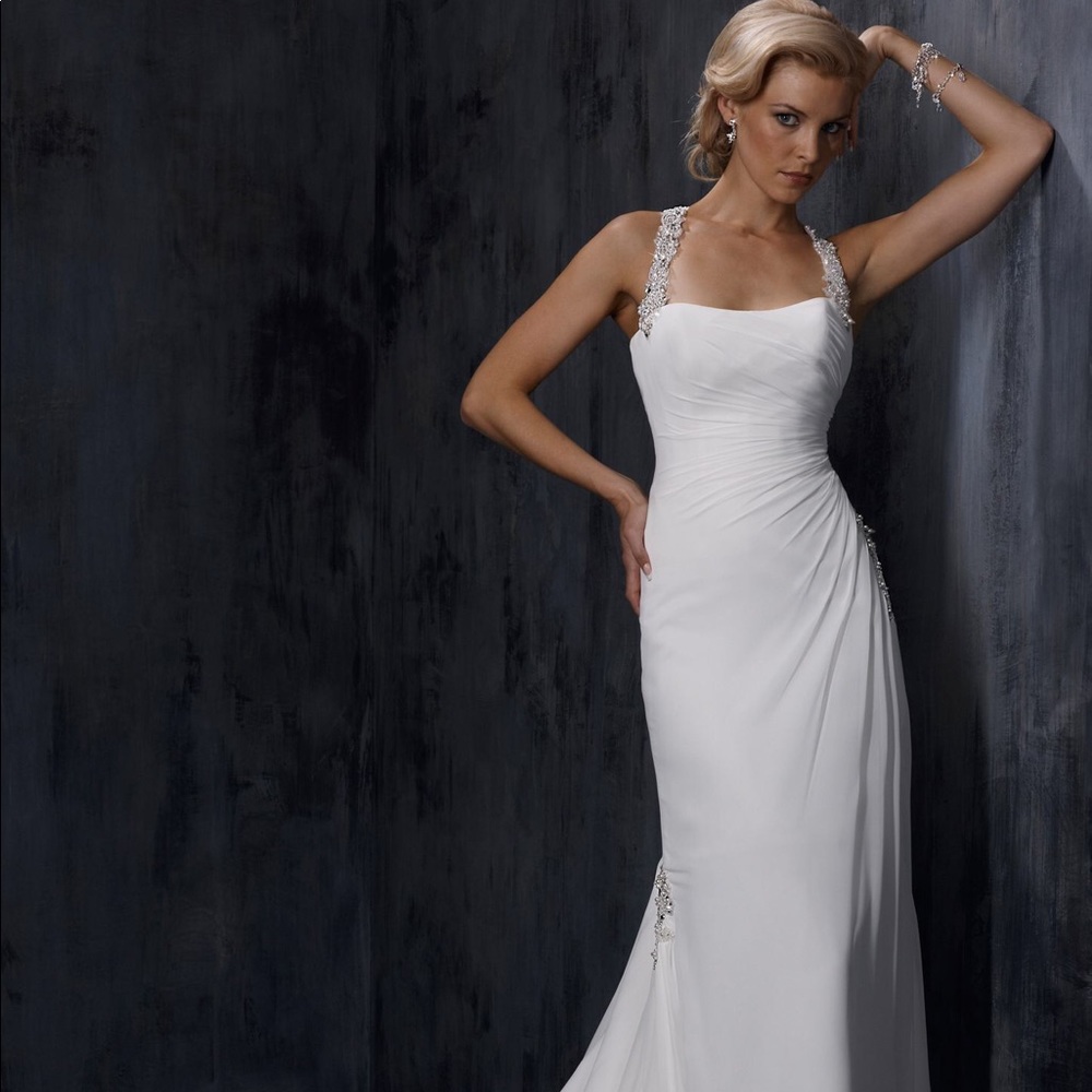 Maggie Sottero Caprice wedding gown.